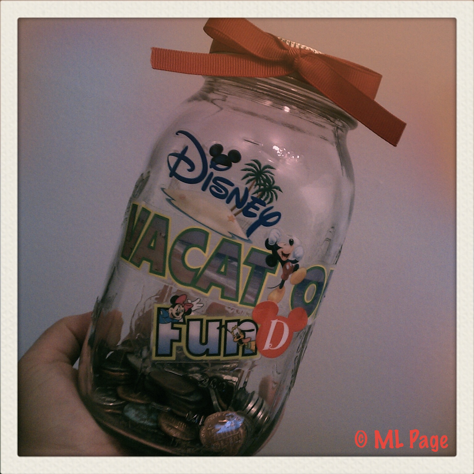 Picturing Disney: Make your own Disney Vacation Fund Jar!!